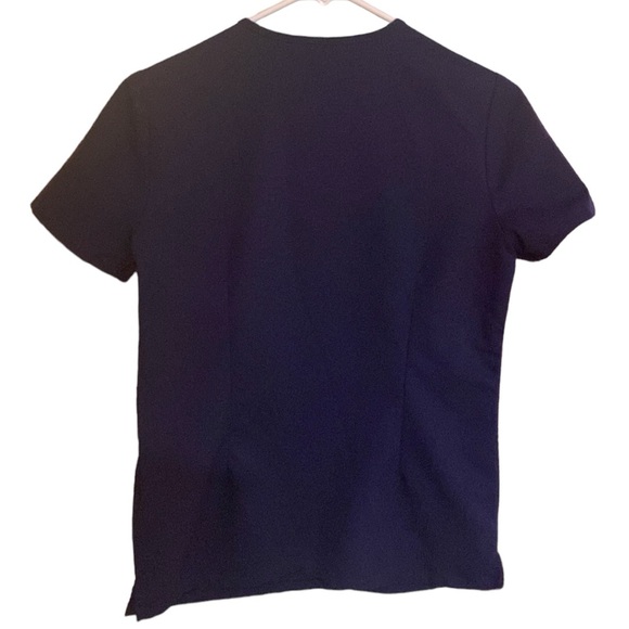 FIGS Casma Navy Blue Scrub Top, EUC, Size XXS - Picture 7 of 8